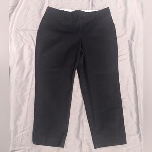 Talbots Size 12 - The Perfect Crop Curvy - Deep Navy Blue